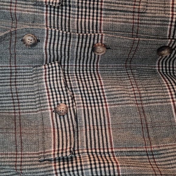 NWT Madewell Bonded Flannel Shirt-Jacket in Cohancy Plaid - Picture 9 of 13